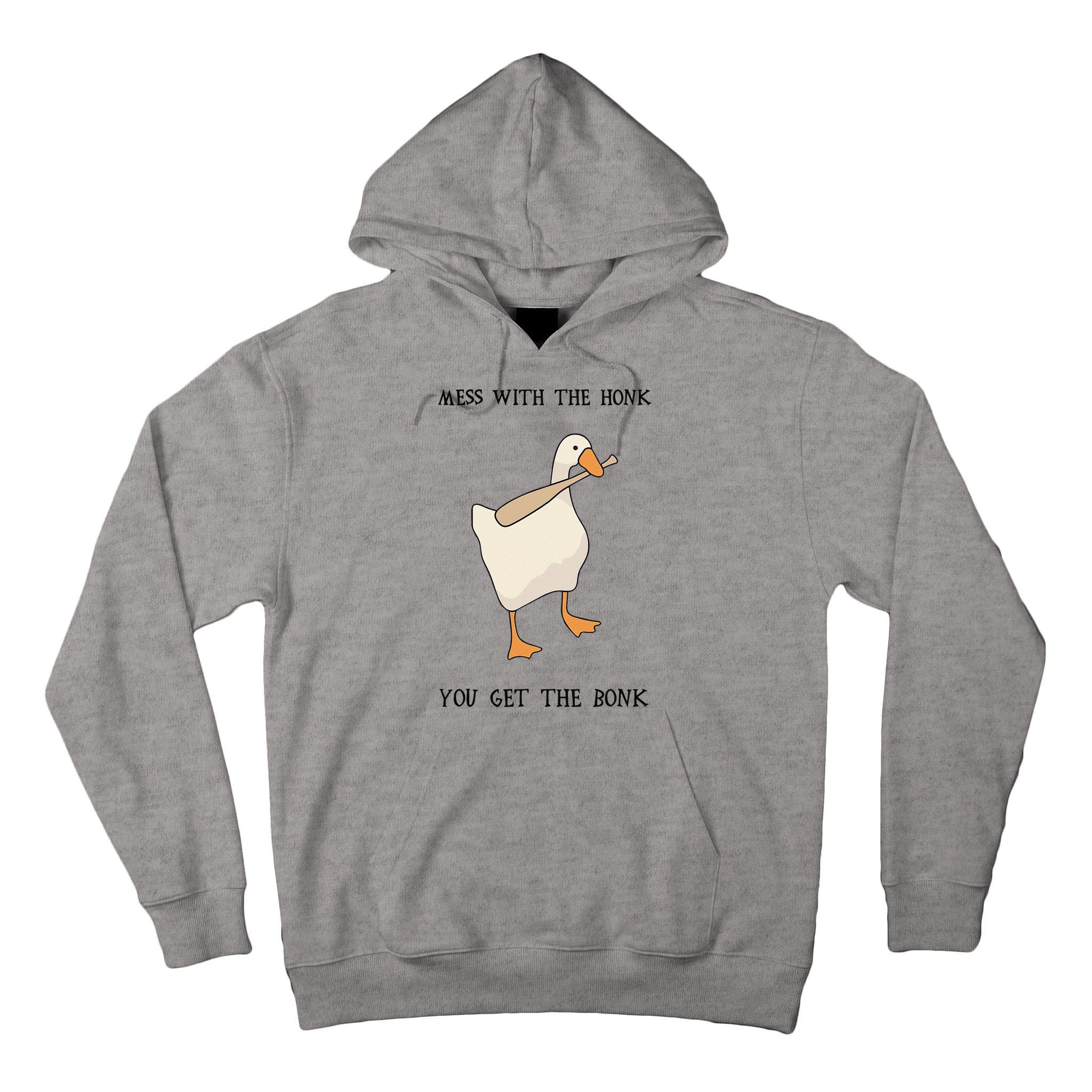 Untitled Funny Goose Game Meme Tall Hoodie