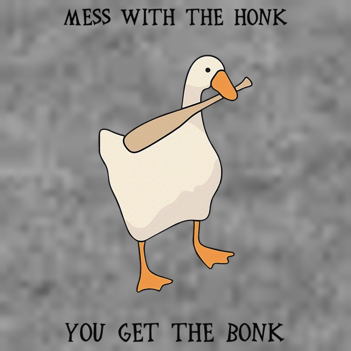 Untitled Funny Goose Game Meme Tall Hoodie