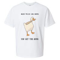 Untitled Funny Goose Game Meme Sueded Cloud Jersey T-Shirt