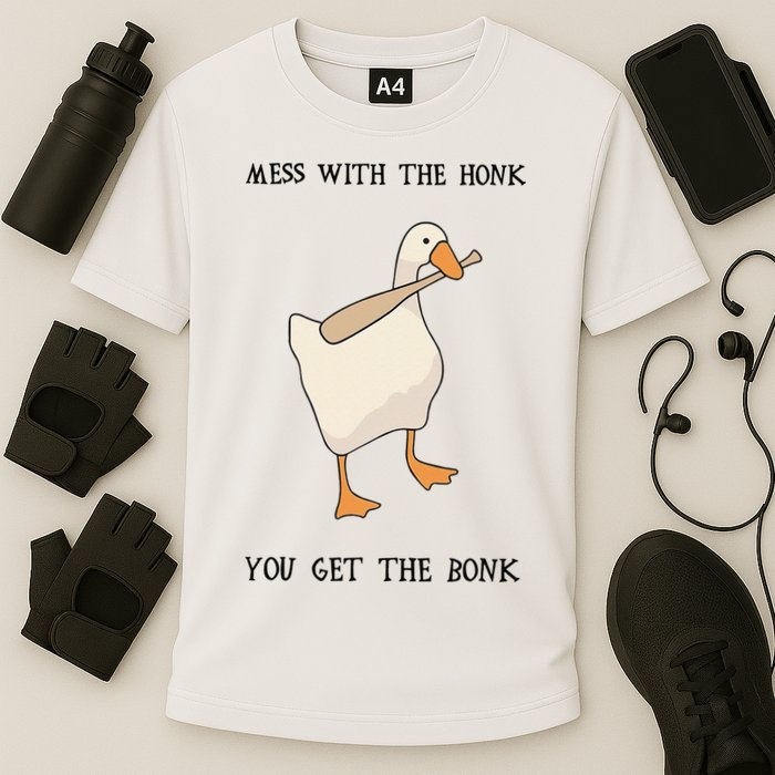 Untitled Funny Goose Game Meme Performance Shirt