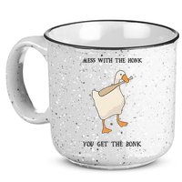 Untitled Funny Goose Game Meme 15oz Campfire Ceramic Mug