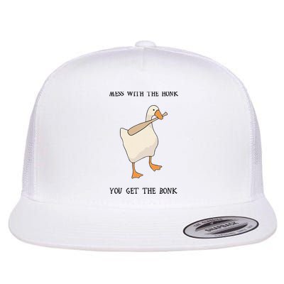 Untitled Funny Goose Game Meme Flatbill Hat
