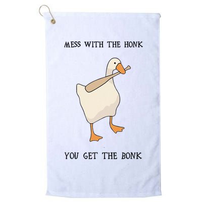 Untitled Funny Goose Game Meme Golf Towel
