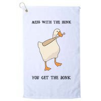 Untitled Funny Goose Game Meme Golf Towel