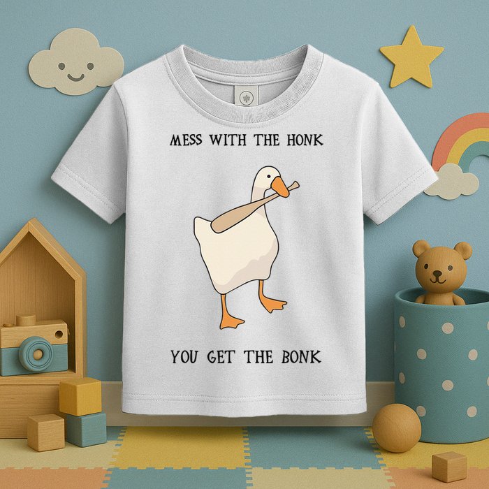 Untitled Funny Goose Game Meme Toddler T-Shirt
