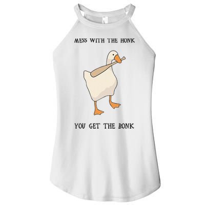 Untitled Funny Goose Game Meme Women's Perfect Tri Rocker Tank