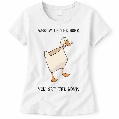 Untitled Funny Goose Game Meme Womens T-Shirt