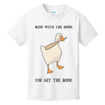 Untitled Funny Goose Game Meme Kids T-Shirt