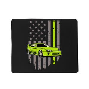 Usa Flag Green Mk4 Jdm Tokyo Supra Drift Car Street Racing Mousepad