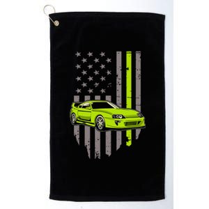 Usa Flag Green Mk4 Jdm Tokyo Supra Drift Car Street Racing Platinum Collection Golf Towel