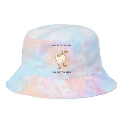 Untitled Funny Goose Game Meme Tie Dye Newport Bucket Hat