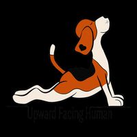 Upward Facing Human Womens Funny Dog Yoga Impact Tech Backpack