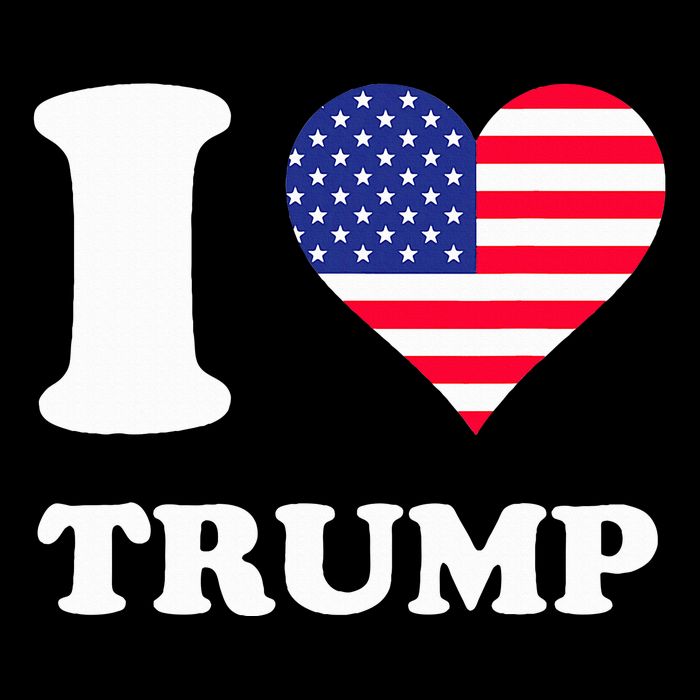 Usa Flags Heart I Love Trump 16 in Basic Backpack