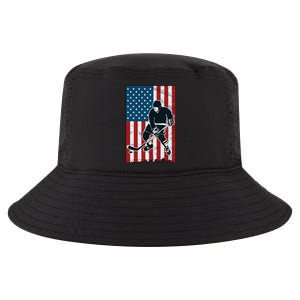 Usa Flag Hockey Ice Hockey Cute Gift Cool Comfort Performance Bucket Hat