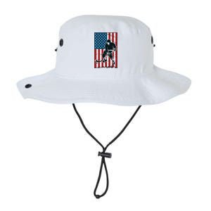 Usa Flag Hockey Ice Hockey Cute Gift Legacy Cool Fit Booney Bucket Hat