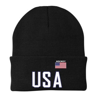 USA Flag Hockey Hoodie Cool Pocket Equipment Beanie