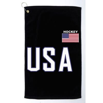 USA Flag Hockey Hoodie Cool Pocket Equipment Golf Towel