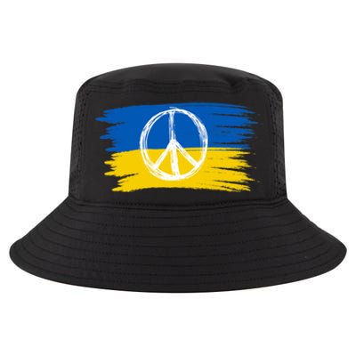 Ukrainian Flag I Stand With Ukraine Support Ukraine Gift Cool Comfort Performance Bucket Hat