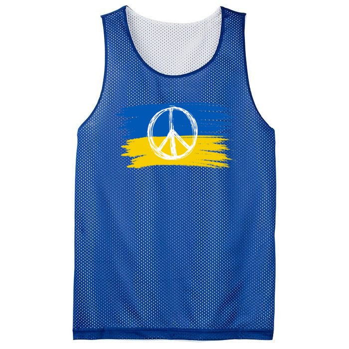 Ukrainian Flag I Stand With Ukraine Support Ukraine Gift Mesh Reversible Basketball Jersey Tank