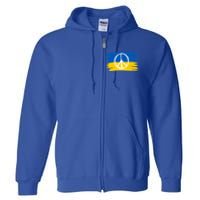 Ukrainian Flag I Stand With Ukraine Support Ukraine Gift Full Zip Hoodie