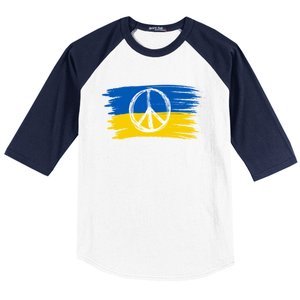 Ukrainian Flag I Stand With Ukraine Support Ukraine Gift Baseball Sleeve Shirt