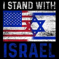 Us Flag I Stand With Israel Cooling Performance Crew T-Shirt