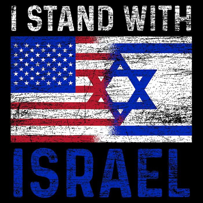 Us Flag I Stand With Israel Cooling Performance Crew T-Shirt