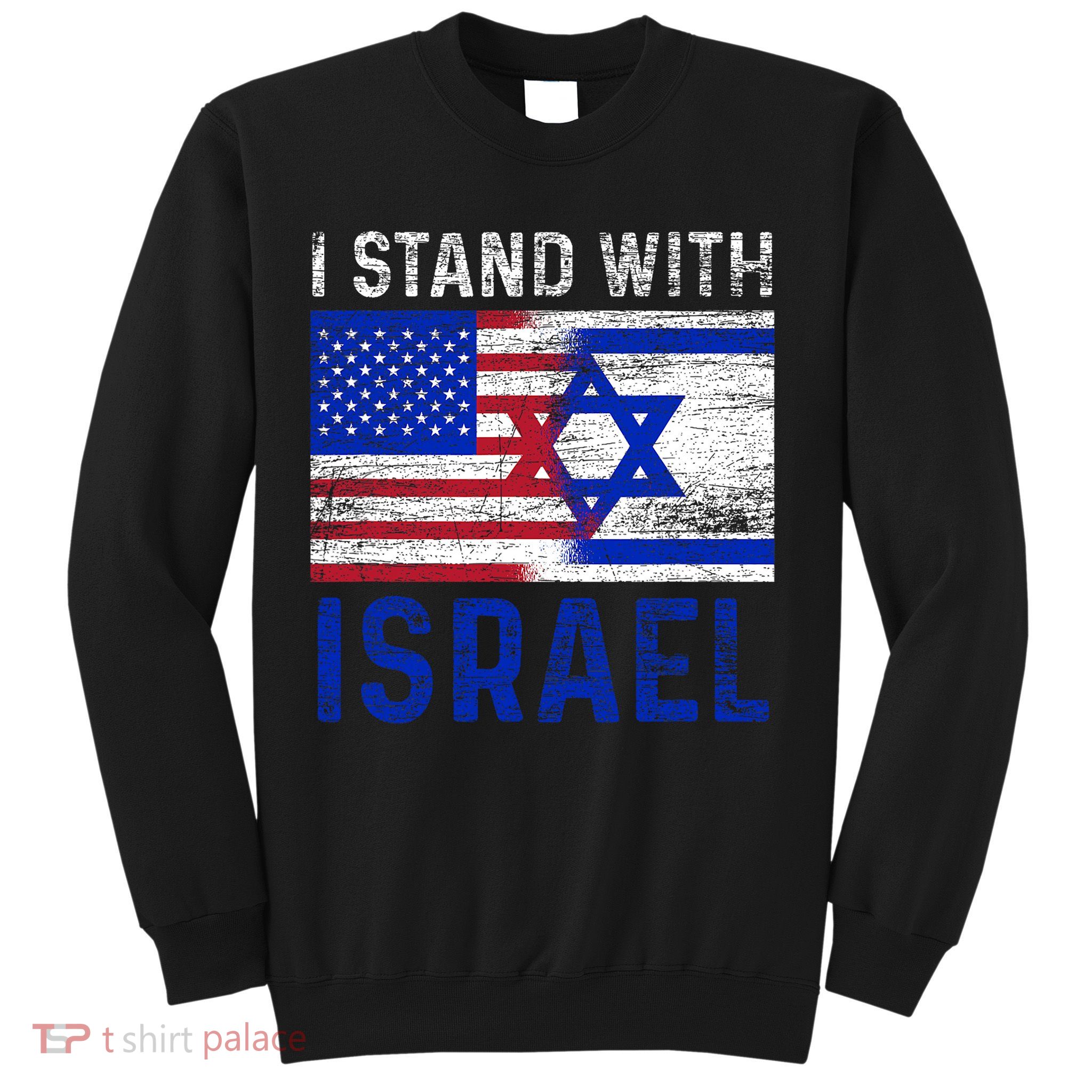 Us Flag I Stand With Israel Sweatshirt