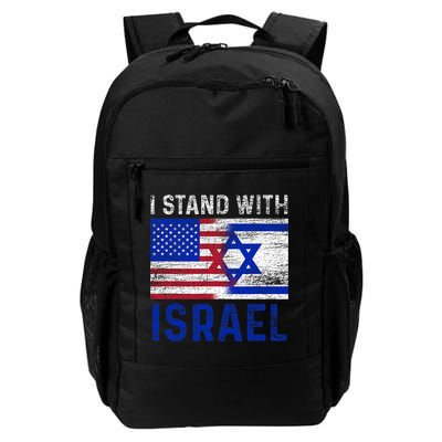Us Flag I Stand With Israel Backpack