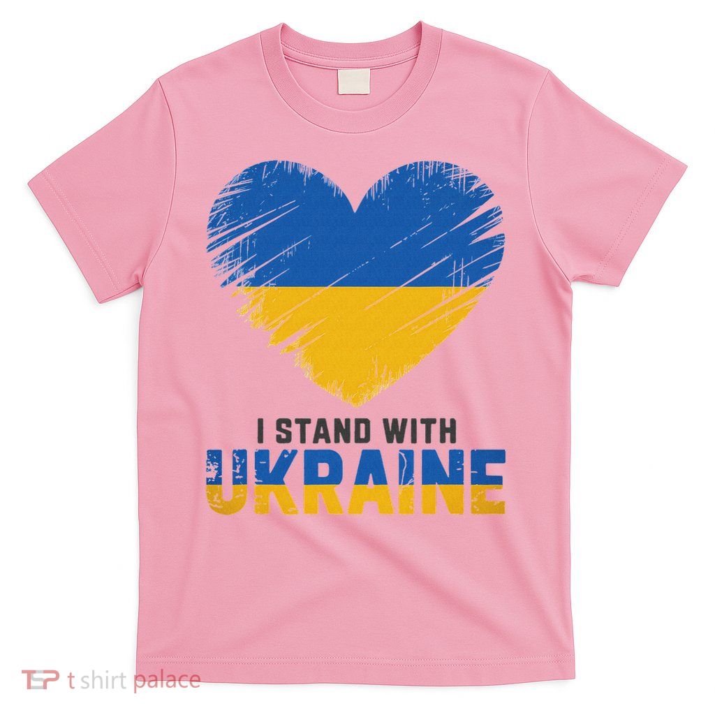 Ukrainian Flag   I Stand With Ukraine Flag T-Shirt