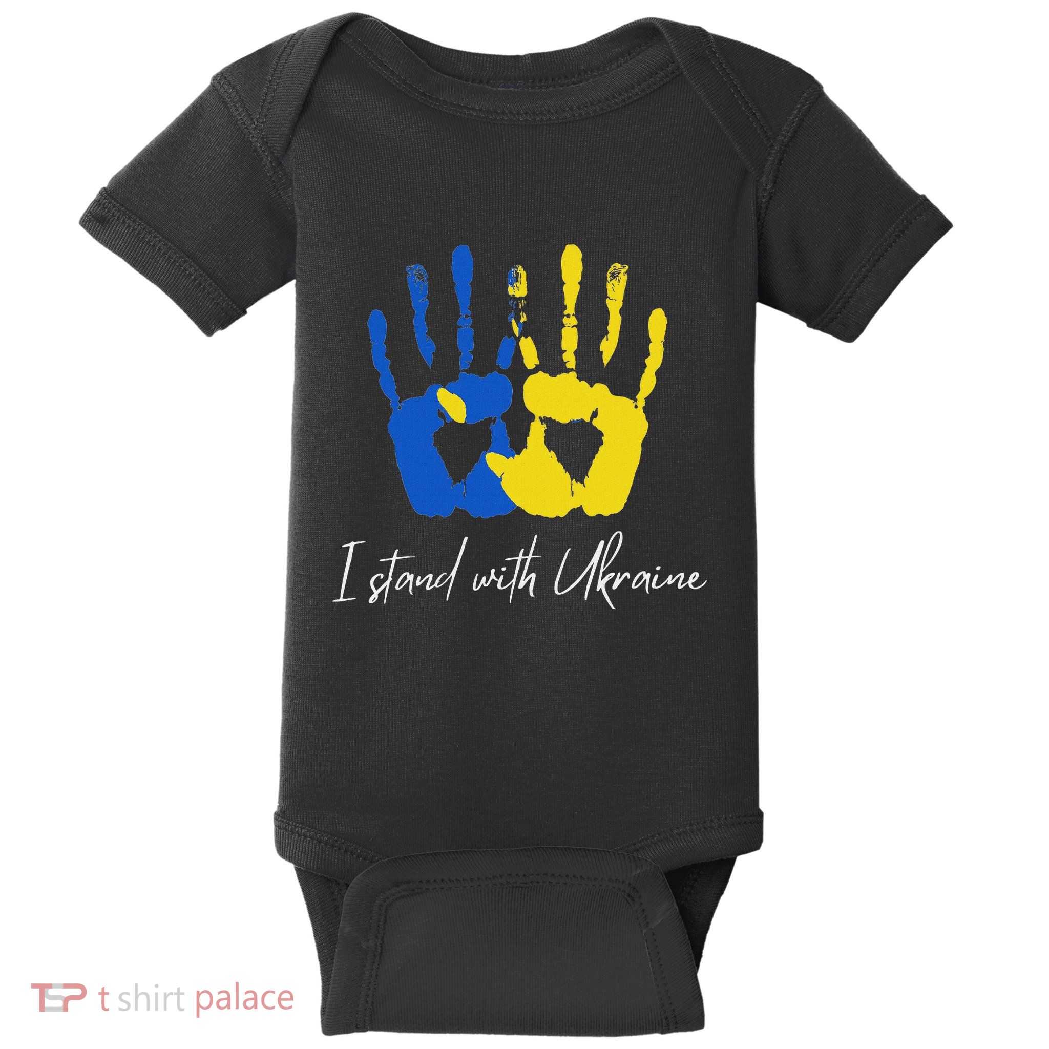 Ukraine Flag I Stand With Ukraine Zelensky Ukraine Baby Bodysuit