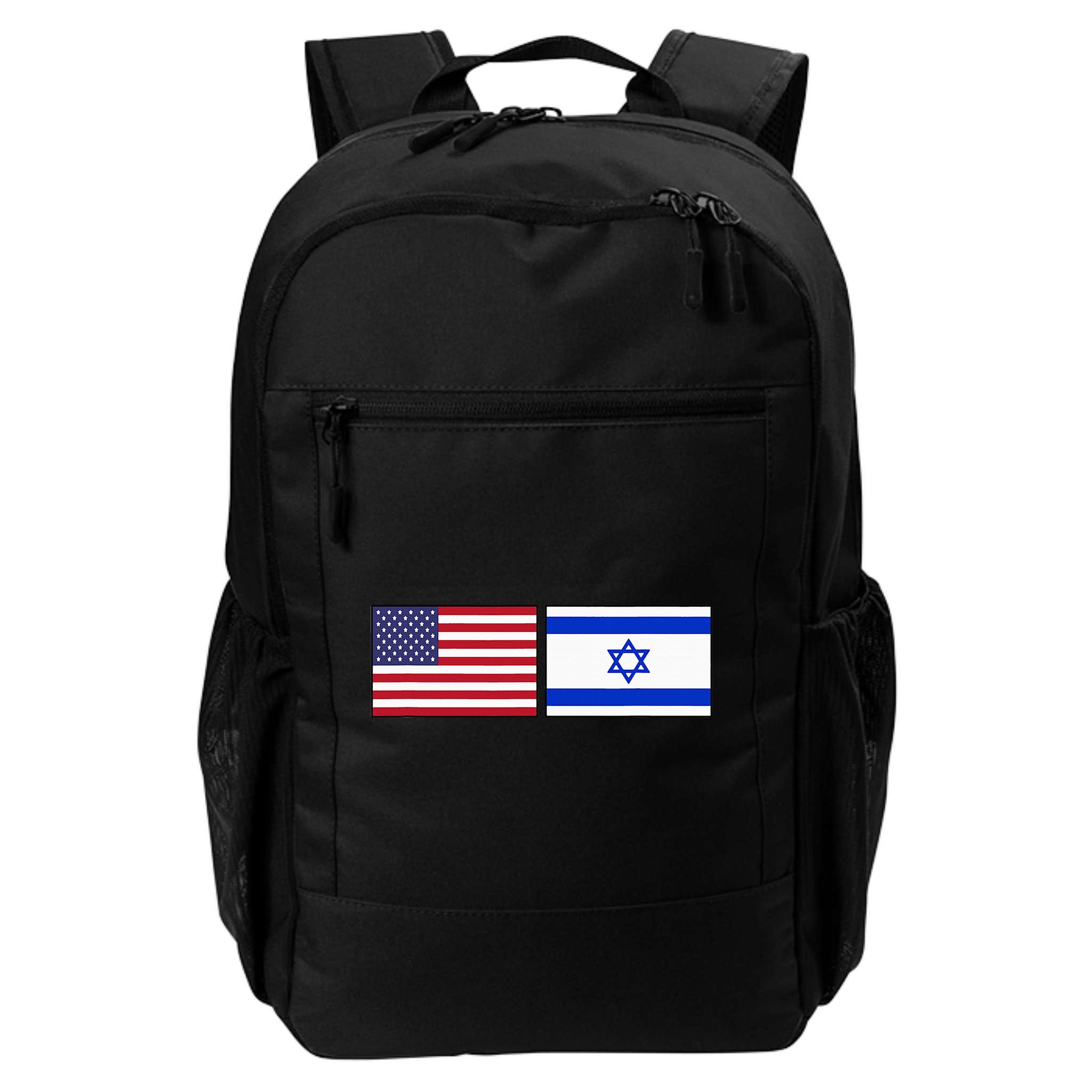 Usa Flag Israel Flag Jewish American Design Backpack