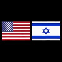 Usa Flag Israel Flag Jewish American Design Backpack