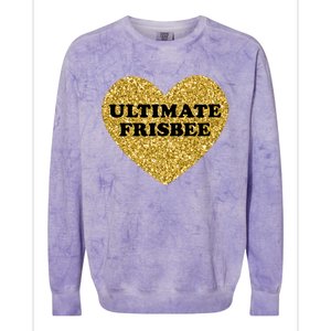 Ultimate Frisbee I Love Ultimate Frisbee Great Gift Colorblast Crewneck Sweatshirt