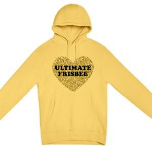 Ultimate Frisbee I Love Ultimate Frisbee Great Gift Premium Pullover Hoodie