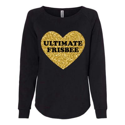 Ultimate Frisbee I Love Ultimate Frisbee Great Gift Womens California Wash Sweatshirt