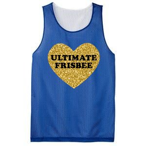 Ultimate Frisbee I Love Ultimate Frisbee Great Gift Mesh Reversible Basketball Jersey Tank