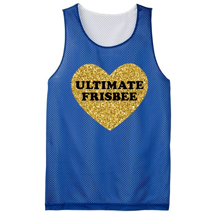 Ultimate Frisbee I Love Ultimate Frisbee Great Gift Mesh Reversible Basketball Jersey Tank