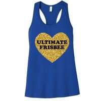 Ultimate Frisbee I Love Ultimate Frisbee Great Gift Women's Racerback Tank