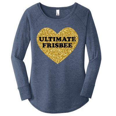 Ultimate Frisbee I Love Ultimate Frisbee Great Gift Women's Perfect Tri Tunic Long Sleeve Shirt