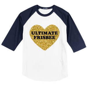 Ultimate Frisbee I Love Ultimate Frisbee Great Gift Baseball Sleeve Shirt