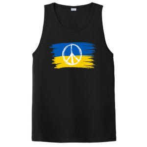 Ukrainian Flag I Stand With Ukraine Support Ukraine Gift PosiCharge Competitor Tank