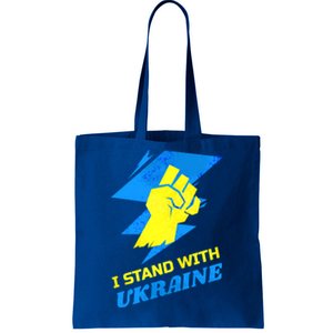 Ukrainian Flag I Stand With Ukraine Gift Freedom Ukrainian Gift Tote Bag