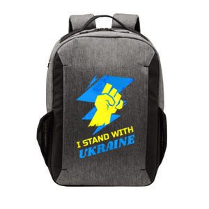 Ukrainian Flag I Stand With Ukraine Gift Freedom Ukrainian Gift Vector Backpack