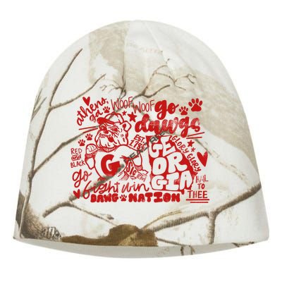 U.G.A Football Icons Comfort Colors Kati - Camo Knit Beanie