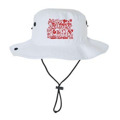 U.G.A Football Icons Comfort Colors Legacy Cool Fit Booney Bucket Hat