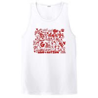 U.G.A Football Icons Comfort Colors PosiCharge Competitor Tank