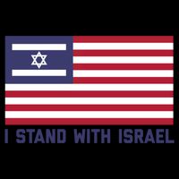 Us Flag Israeli Flag I Stand With Israel Gift Impact Tech Backpack