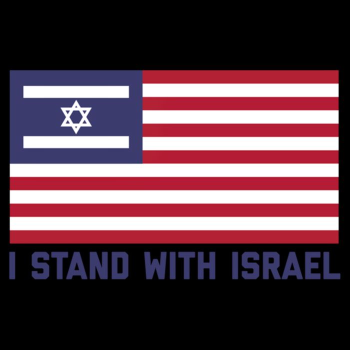 Us Flag Israeli Flag I Stand With Israel Gift Impact Tech Backpack