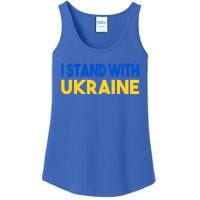 Ukraine Flag I Stand With Ukraine Gift Ladies Essential Tank